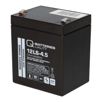 Q-Batteries 12LS-4.5 12 V 4,5 Ah AGM Bleiakku 6