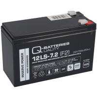 Q-Batteries 12LS 7.2 F2 12V 7,2Ah Blei V productbox