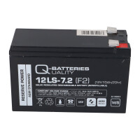 Q-Batteries 12LS-7.2 12 V 7,2 Ah AGM Bleiakku VdS G112003 3