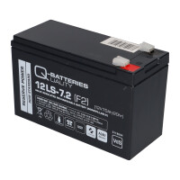 Q-Batteries 12LS-7.2 12 V 7,2 Ah AGM Bleiakku VdS G112003 7