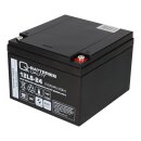 Q-Batteries 12LS-24 12V 24Ah Blei-Vlies-Akku / AGM VRLA mit VdS