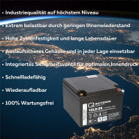Q-Batteries 12LS-26 12 V 26 Ah A gallery 1_2nd