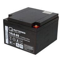 Q-Batteries 12LS-26 12 V 26 Ah AGM Bleiakku VdS G112006 6