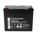 Q-Batteries 12LS-33 / 12V - 35Ah Blei Akku Standard-Typ AGM - 10 Jahres-Typ