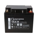 Q-Batteries 12LS-38 12V 38Ah Blei-Vlies-Akku / AGM VRLA...