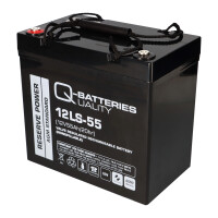 Q-Batteries 12LS-55 12 V 55 Ah AGM Bleiakku 7