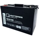 Q-Batteries 12LS-90 12V 90Ah Blei Akku AGM 10 Jahres Typ