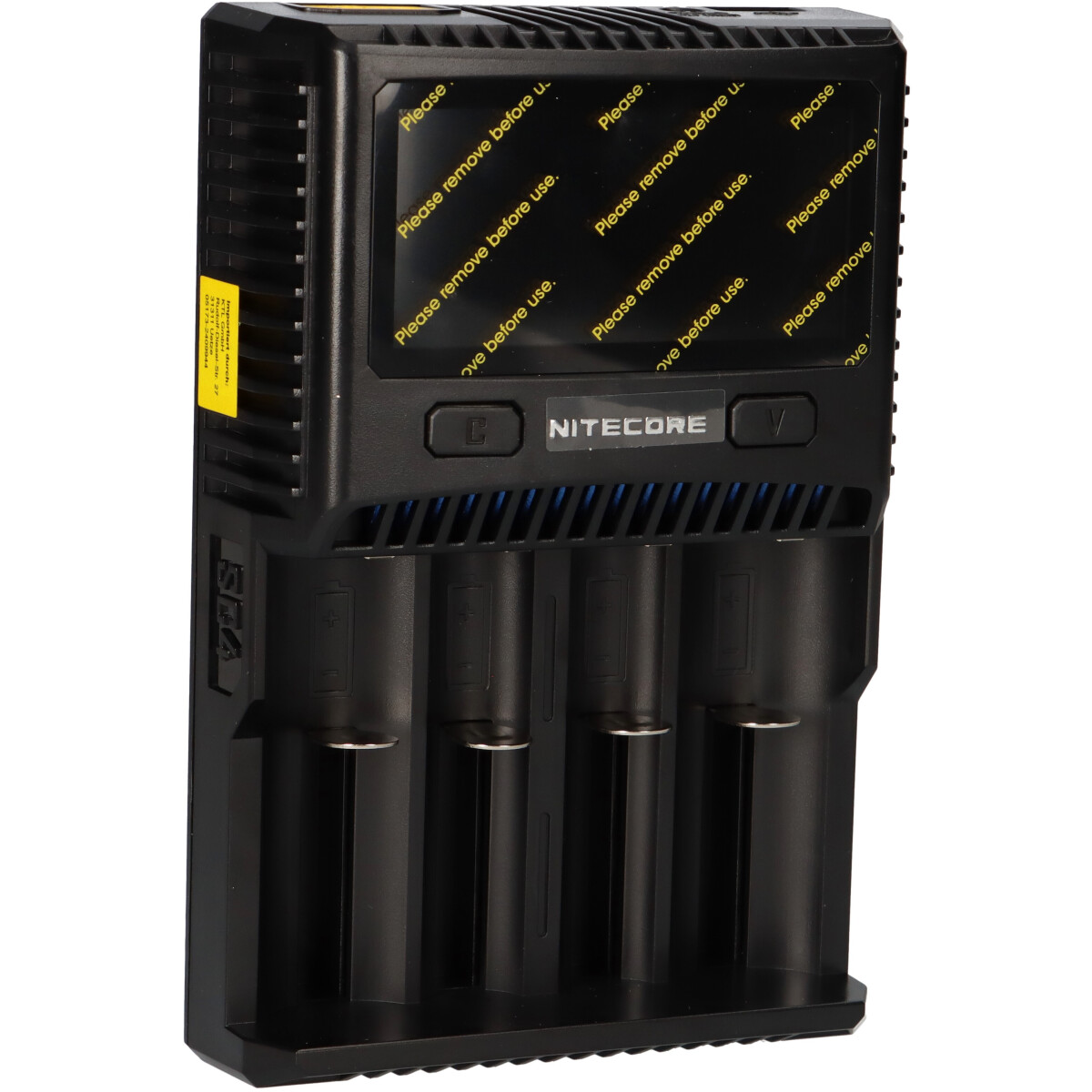 Nitecore SC4 4-Schacht Schnellladegerät mit farbigem LCD-Display