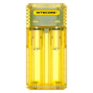 Nitecore Q2 2 Schacht-Ladegerät für Li-Ion IMR Akkus gelb