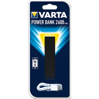 Varta Powerbank 2600 mAh schwarz