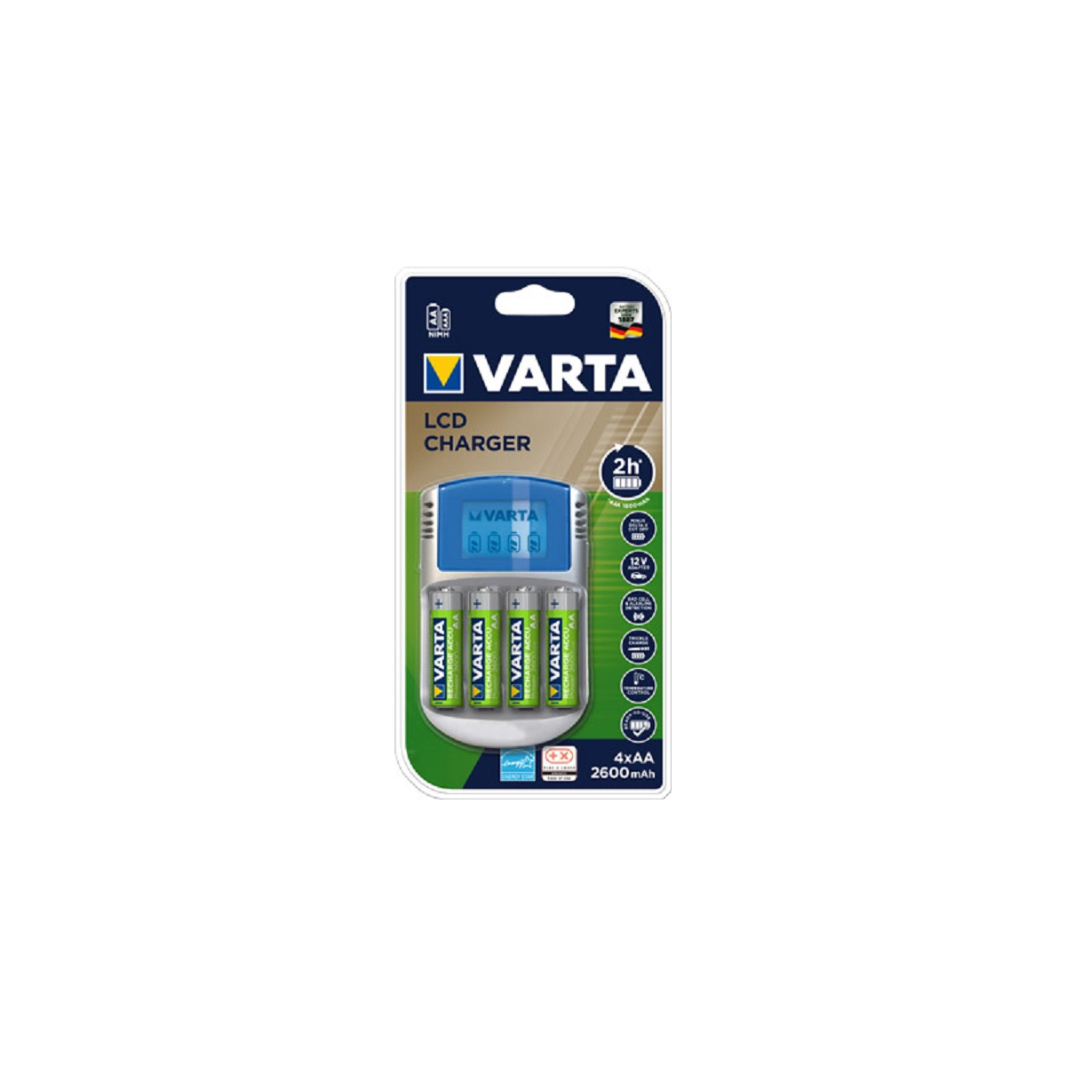 Varta LCD Charger inkl. 4x5716 R2U (2600mAh)
