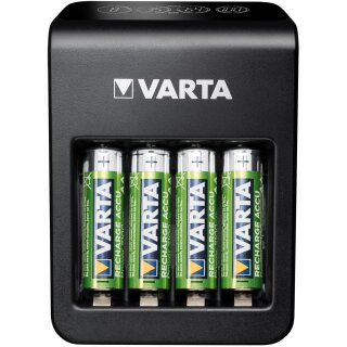 Varta LCD Plug Charger inkl. 4x 56706 (2100mAh)