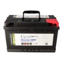 Q-Batteries Starterbatterie 585 72 Q85P 12V 85Ah 720A, wartungsfrei