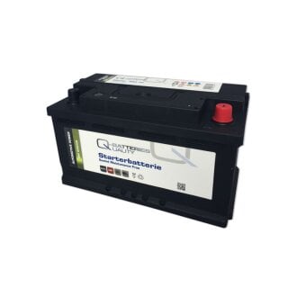 Q-Batteries Starterbatterie 580 72 Q80 12V 80Ah 720A, wartungsfrei