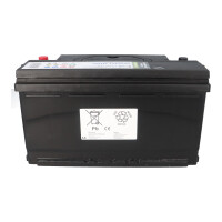 Q-Batteries Starterbatterie 600 83 Q100 12V 100Ah 830A, wart