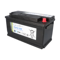 Q-Batteries Starterbatterie 600 83 Q100 12V 100Ah 830A, wart