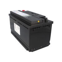 Q-Batteries Starterbatterie 600 83 Q100 12V 100Ah 830A, wart