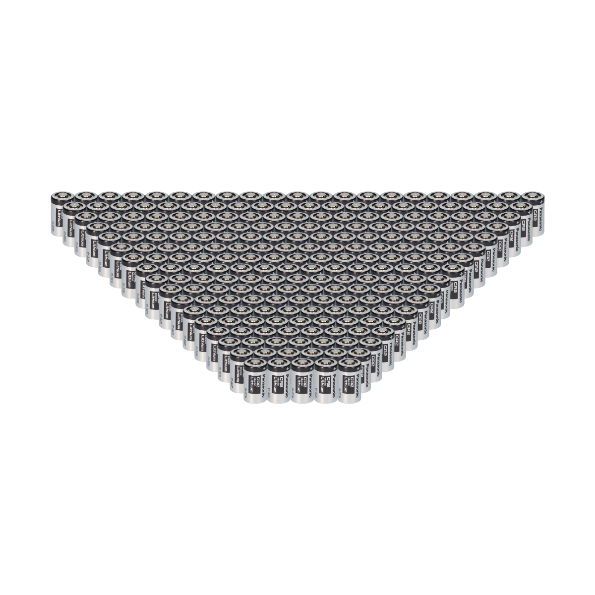 200x Panasonic Photobatterie CR2 Lithium 3V 850mAh CR17355, DLCR2, EL1CR2, CR15H270