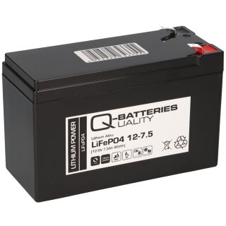 Q-Batteries Lithium Akku 12-100S 12,8V 100Ah 1280Wh LiFePO4 Batterie mit  Bluetooth, Lithium Akkus, Akkus & Batterien