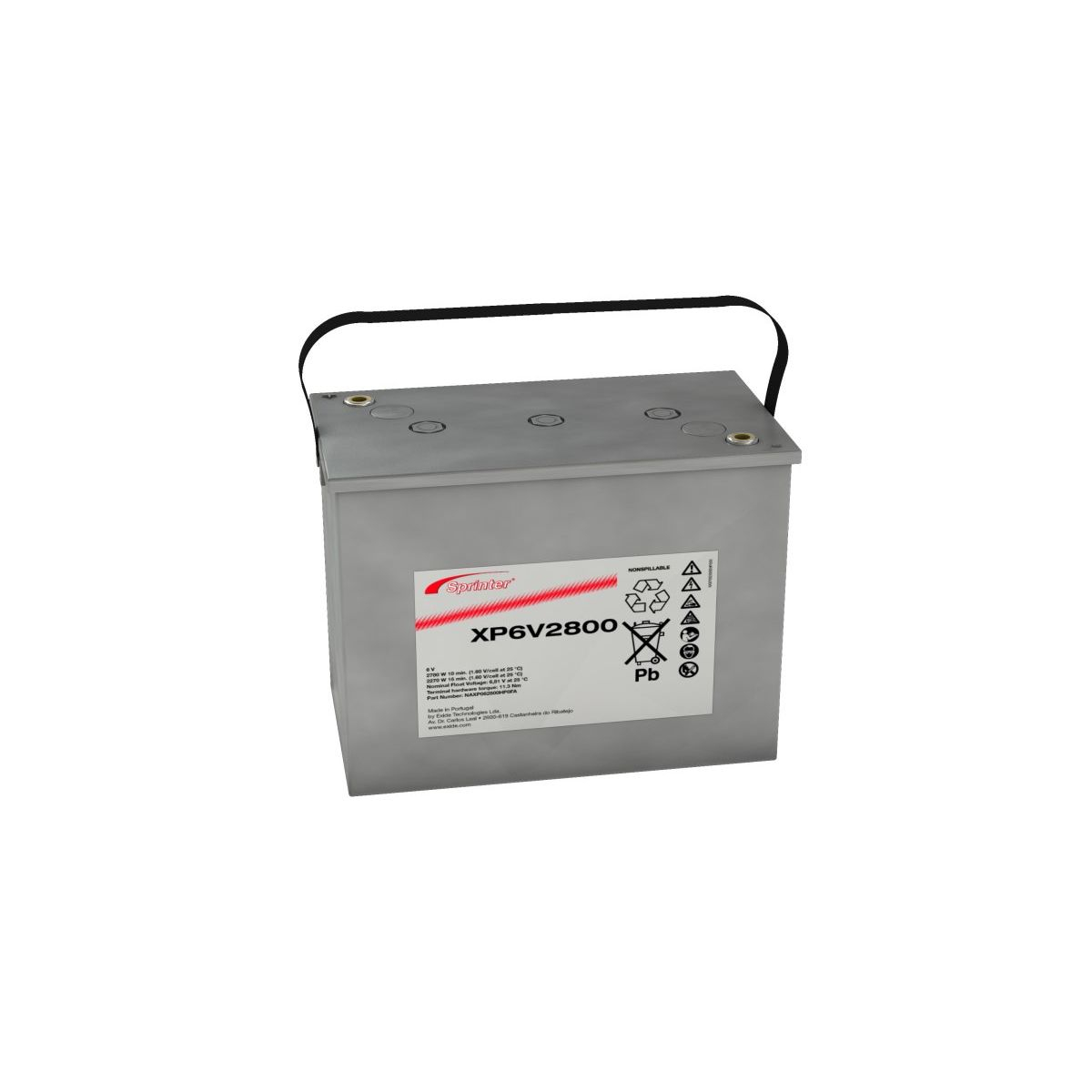 Exide Sprinter XP6V2800 6V 195Ah Blei-AGM Akku