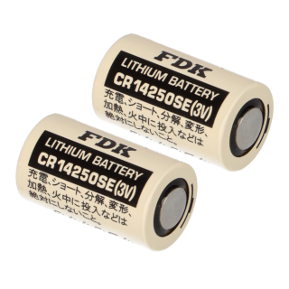 2x FDK Lithium 3V Batterie CR 14250SE 1/2AA - Zelle