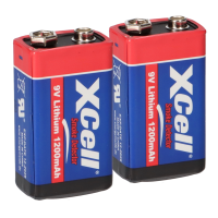 2x XCell Lithium 9V Block Hochleistungs- gallery