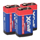 3x XCell Lithium 9V Block Hochleistungs Batterien für...