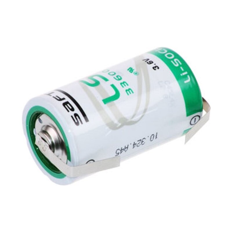 Saft LS33600 ER-D Mono Lithium-Thionylchlorid 3,6V, 17.000 mAh mit U Lötfahne