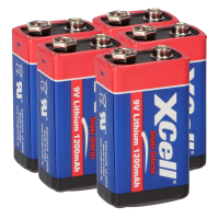 5x XCell Lithium 9V Block Hochleistungs  gallery