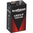 Kraftmax Lithium 9V Block Hochleistungs- Batterien für Rauchmelder Feuermelder - 10 Jahre Batterie Lebensdauer