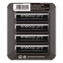 eneloop AA Pro Mignon Akku BK-3HCDE/4LE Ni-MH 1,2V / 2500mAh 4er Storage Case