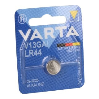 Varta Knopfzelle Electronics V 13 GA A76 LR 44 Alkaline 1,5 V 1er Blister