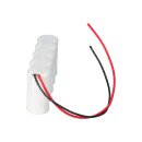 Akkupack 6V 2500 mAh C NiCd Notleuchten HT 20cm Kabel F51NICD2500