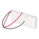 Akkupack 6V 2500 mAh C NiCd Notleuchten HT 20cm Kabel F51NICD2500