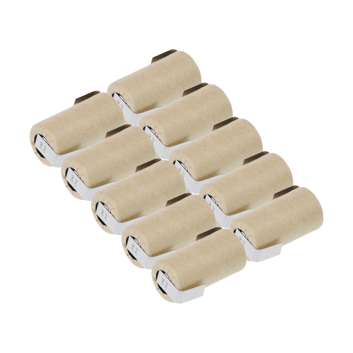10x XCell Akku Sub-C 1,2V 2000mAh X2000SCR Hochstrom Z Lötfahne