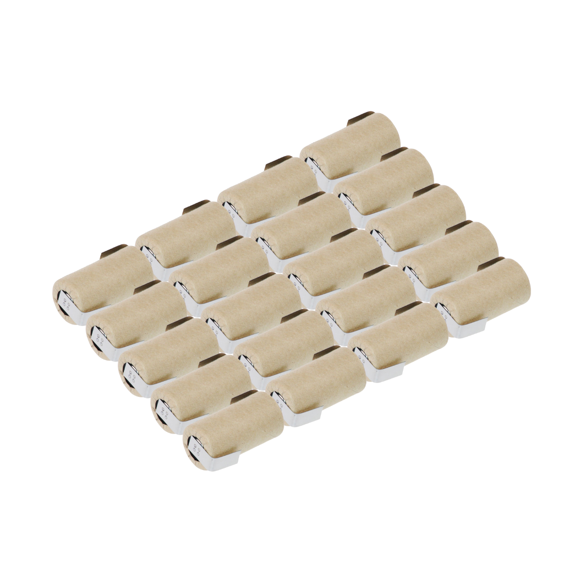 20x XCell Akku Sub-C 1,2V 2000mAh X2000SCR Ni-MH Pappmantel Hochstrom Z Lötfahne