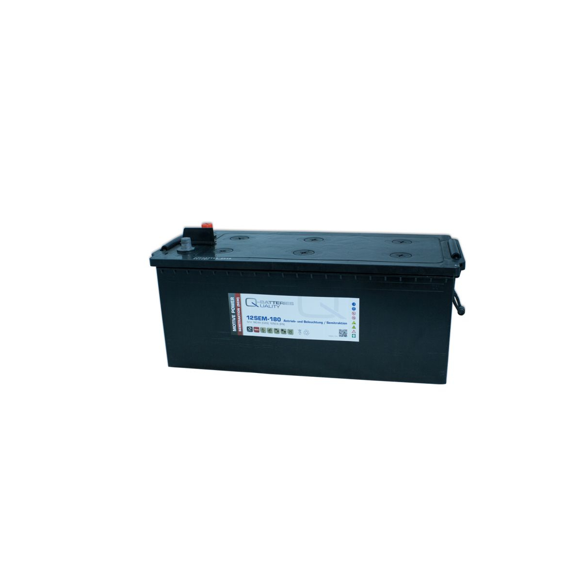 Q-Batteries 12SEM-180 12V 180Ah Semitraktionsbatterie