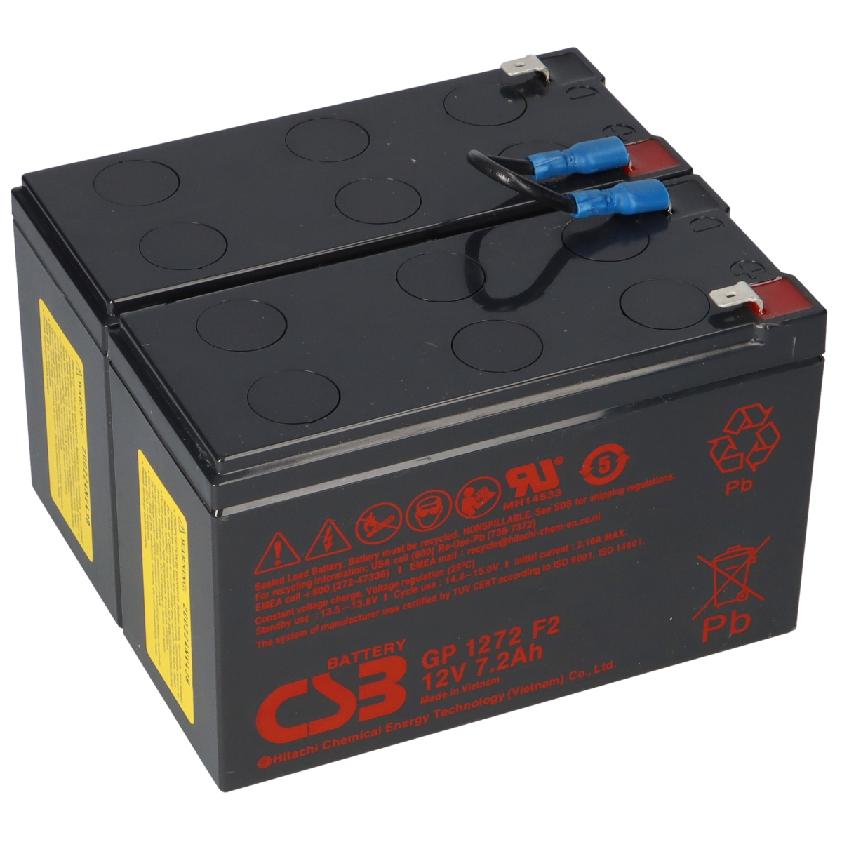 CSB-SCD5 SCD5 kompatibler Akkusatz geeignet für APC RBC5 Plug & Play