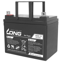 Kung Long 12V 32Ah Bleigel LG32-12 Batte productbox