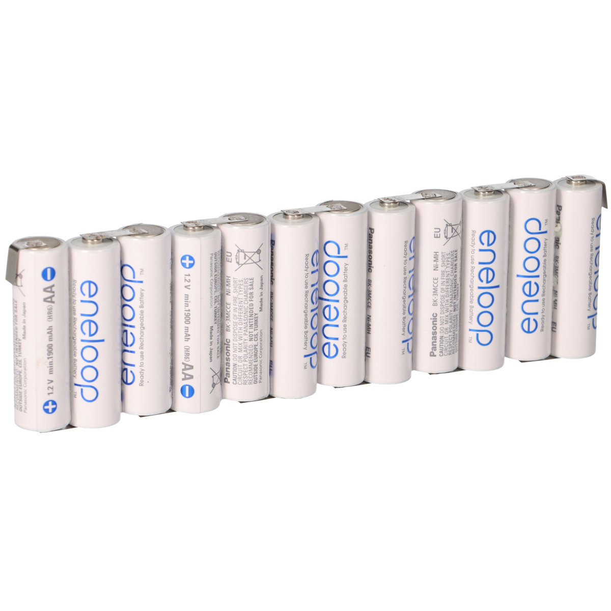 eneloop Akkupack 14,4V/2000mAh F1x12 Reihe mit Lötfahne Eneloop AA