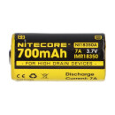 Nitecore Li-Ion Akku Typ 18350 IMR (NI18350A) 700mAh...