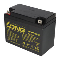 Kung Long WP20-6 6V 20Ah AGM Bleiakku M5 6
