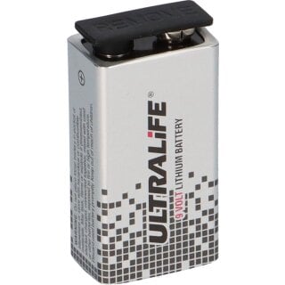 Ultralife U9VL-J-P 9V Block Power Cell Lithium Batterie 9V 1200mAh