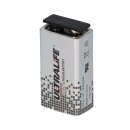 10x Ultralife U9VL-J-P - 9V Block Power Cell Lithium Batterie 9V 1200mAh