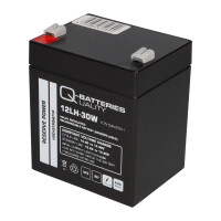 Q-Batteries 12LH-30W 12 V 5 Ah / 30 W AGM Hochstrom-USV-Akku