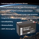 Q-Batteries 12LH-36W 12V 9Ah Blei-Vlies-Akku AGM VRLA...