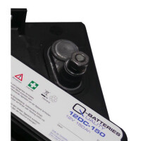 Q-Batteries 12DC-150 12 V 150 Ah (C20) Deep-Cycle-Traktionsb