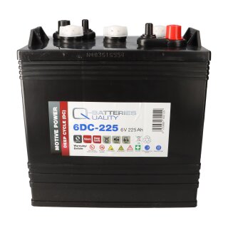 Q-battery 6TTB-225EU. batteria di trazione Q-battery 225Ah 6V