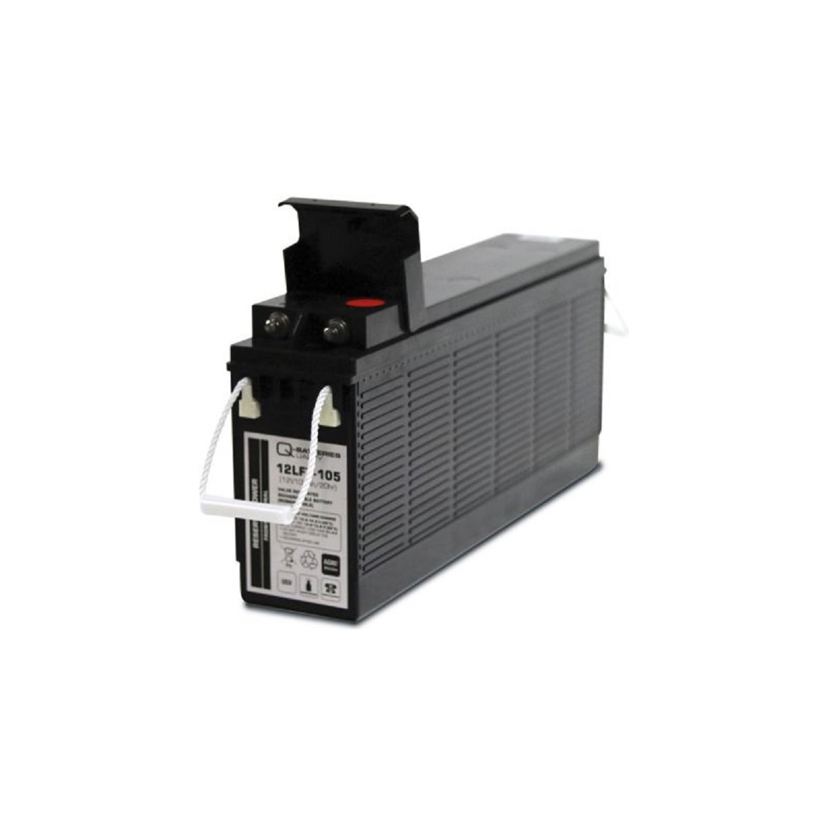 Q-Batteries 12LFT-105 12V 108Ah AGM Frontterminal Blei Akku 10-Jahrestyp VRLA