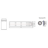 Q-Batteries 12LFT-105 12 V 108 Ah AGM Frontterminal-Akku Fro